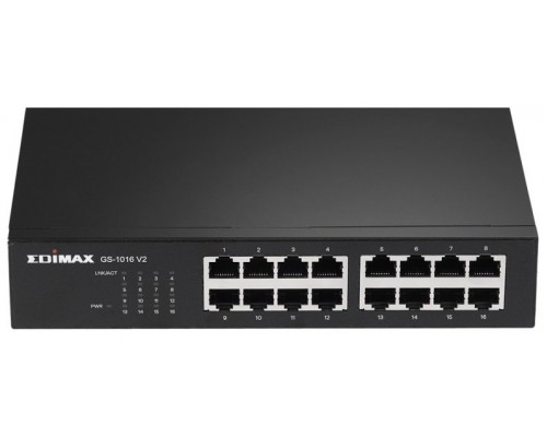 Edimax GS-1016 V2 16-Port GbE Switch Desk/Rack